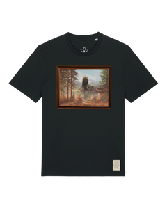 bio-unisex-medium fit-tshirt-herbst im riesengebirge-sttu169-schwarz-front