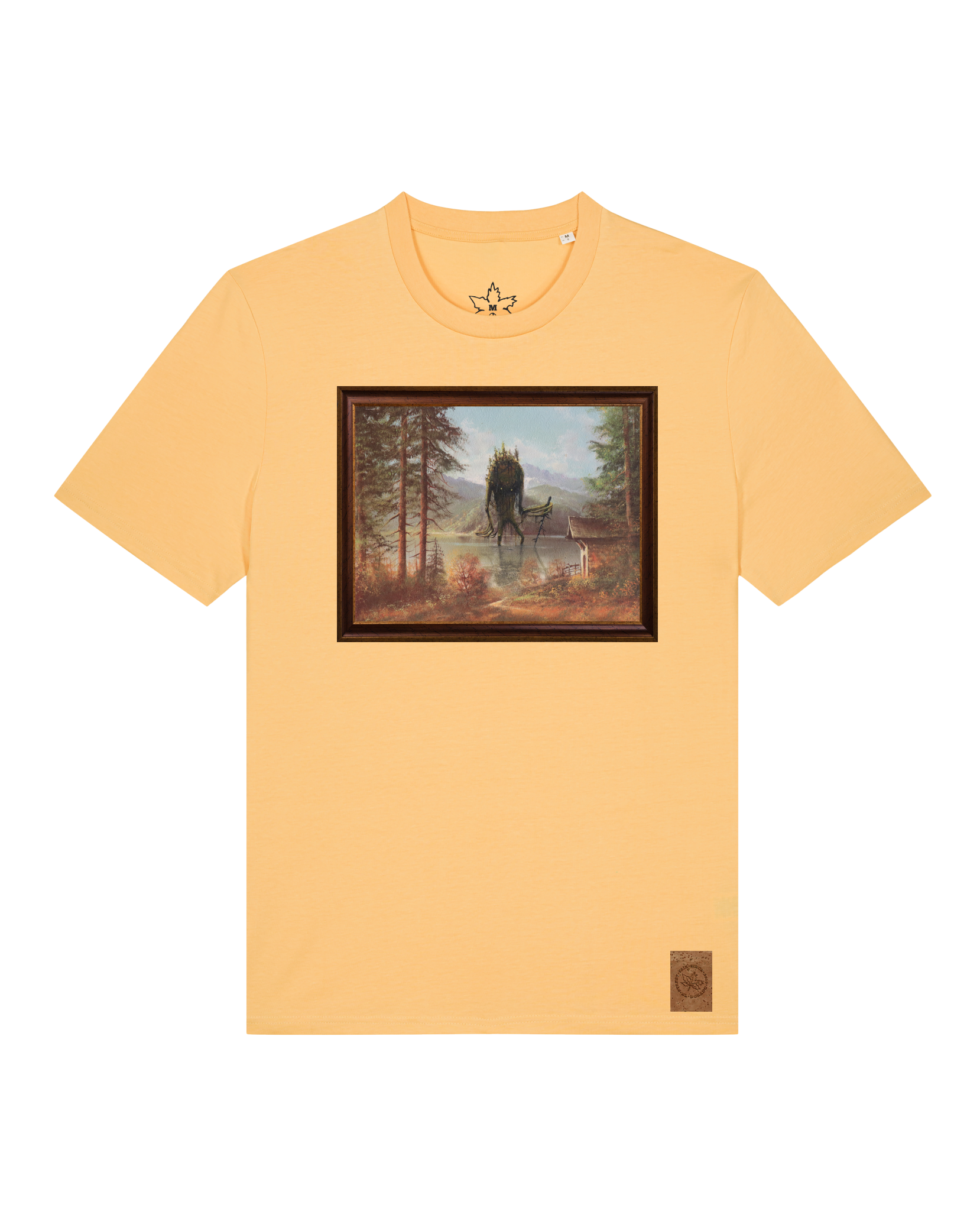 bio-unisex-medium fit-tshirt-herbst im riesengebirge-sttu169-senfkorn-front