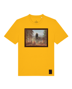 bio-unisex-medium fit-tshirt-herbst im riesengebirge-sttu169-sonnenblume-front
