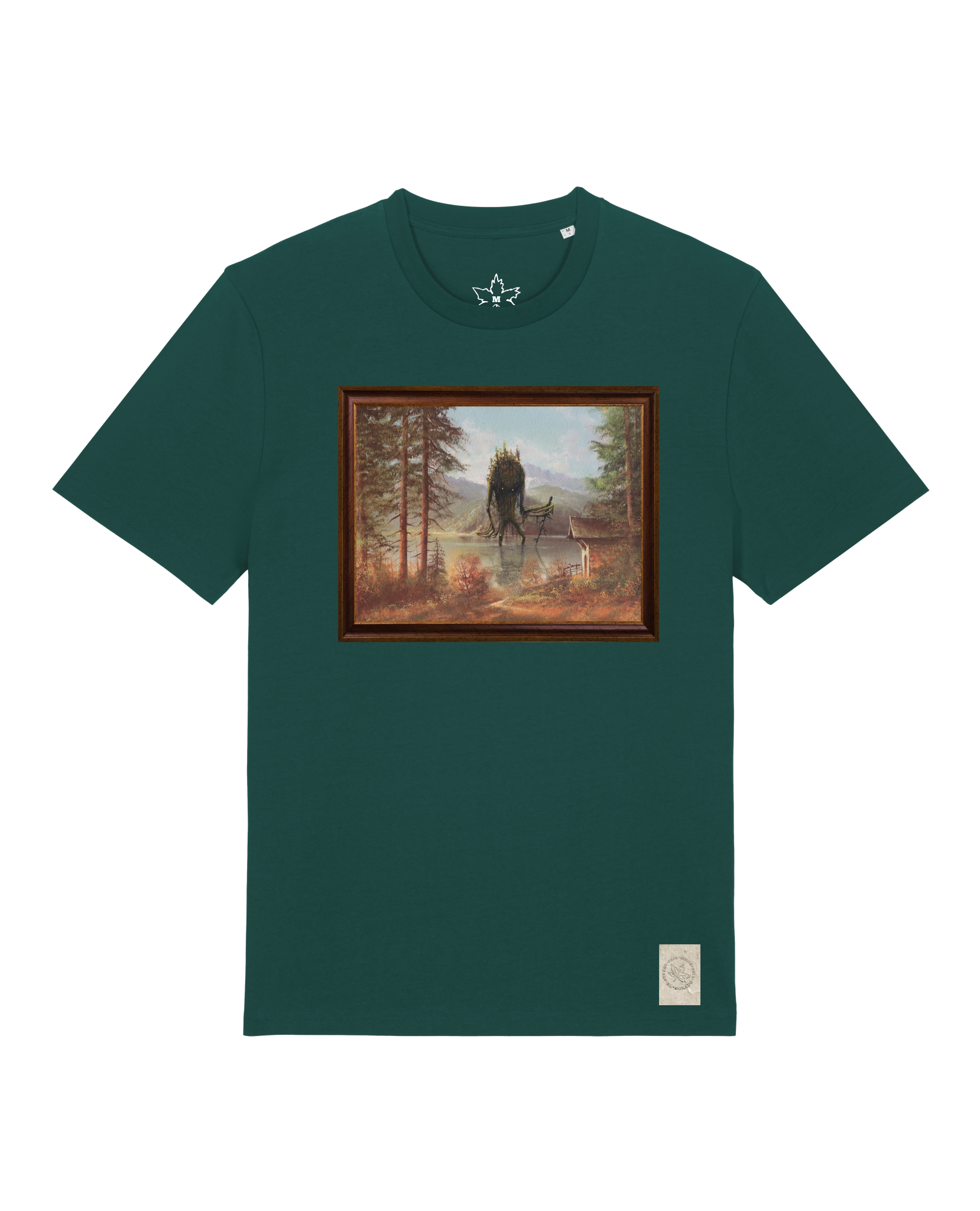 bio-unisex-medium fit-tshirt-herbst im riesengebirge-sttu169-spirulina-front