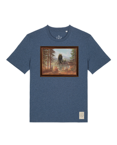bio-unisex-medium fit-tshirt-herbst im riesengebirge-sttu169-walblau-front
