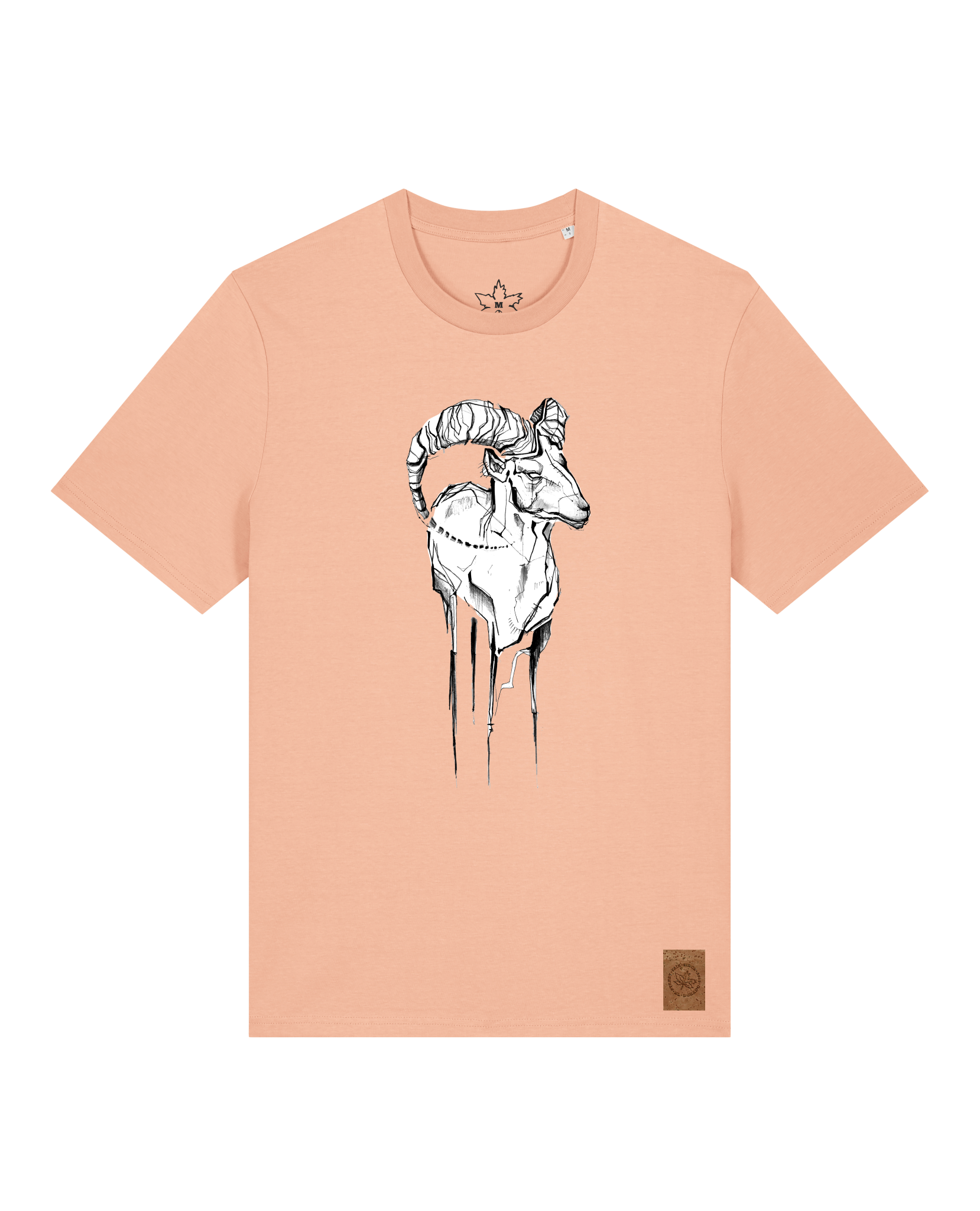 bio-unisex-medium fit-tshirt-ibex-sttu169-agyptische keramik-front