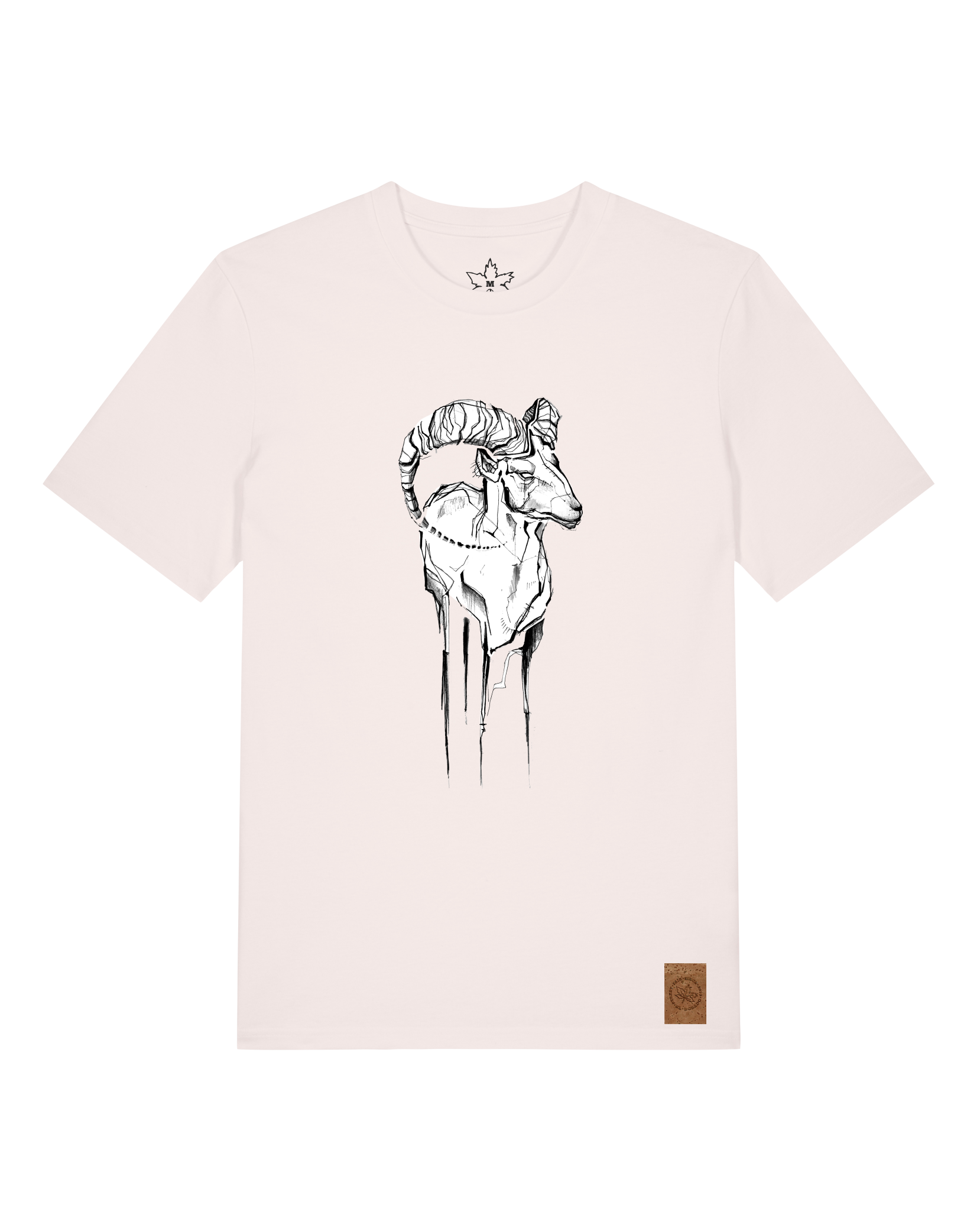 bio-unisex-medium fit-tshirt-ibex-sttu169-baumwollblute-front