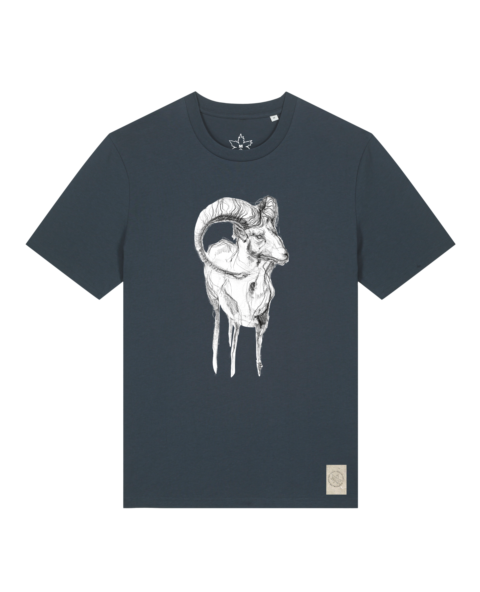 bio-unisex-medium fit-tshirt-ibex-sttu169-blaubeernacht-front