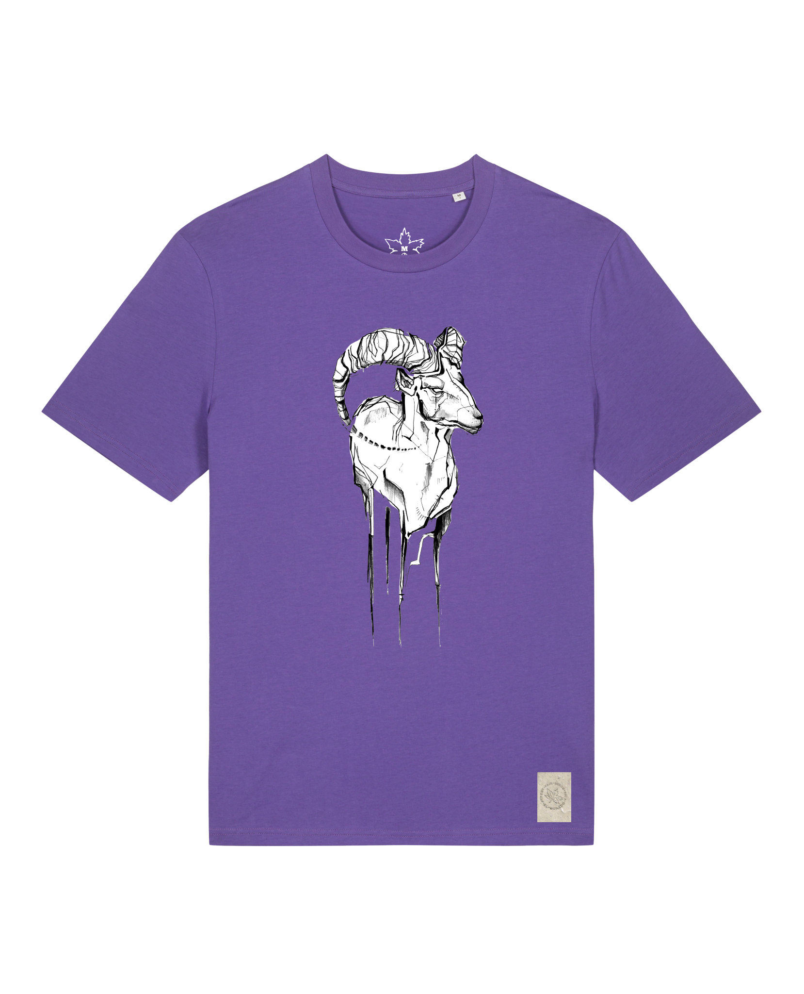 bio-unisex-medium fit-tshirt-ibex-sttu169-blaukraut-front