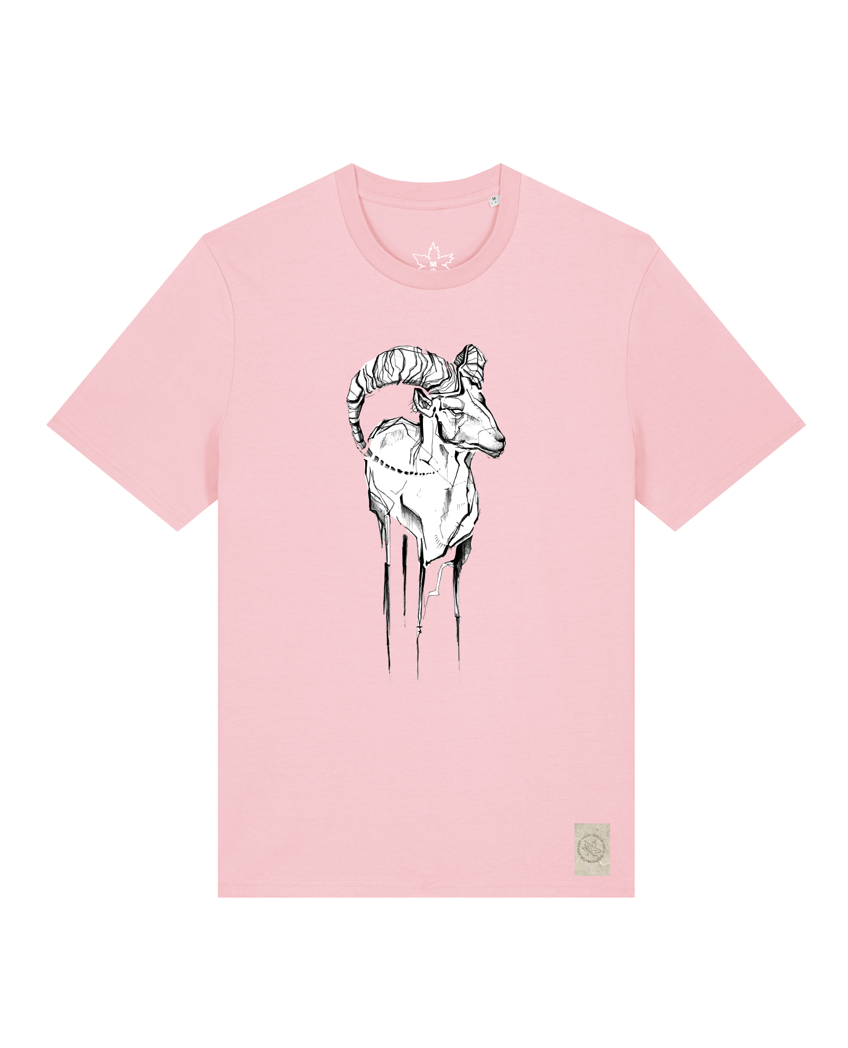 bio-unisex-medium fit-tshirt-ibex-sttu169-flamingo-front