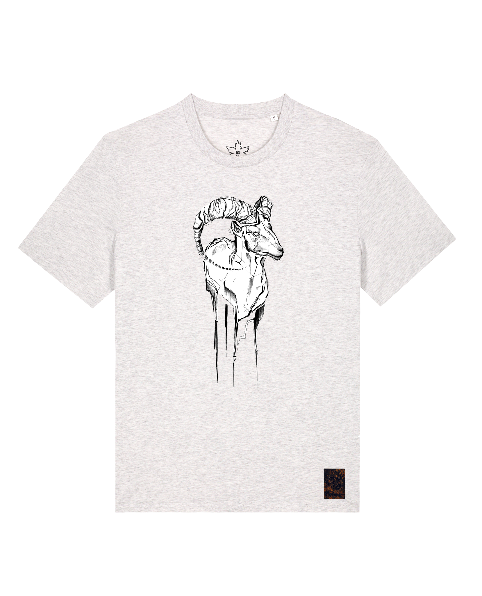 bio-unisex-medium fit-tshirt-ibex-sttu169-rennmaus-front