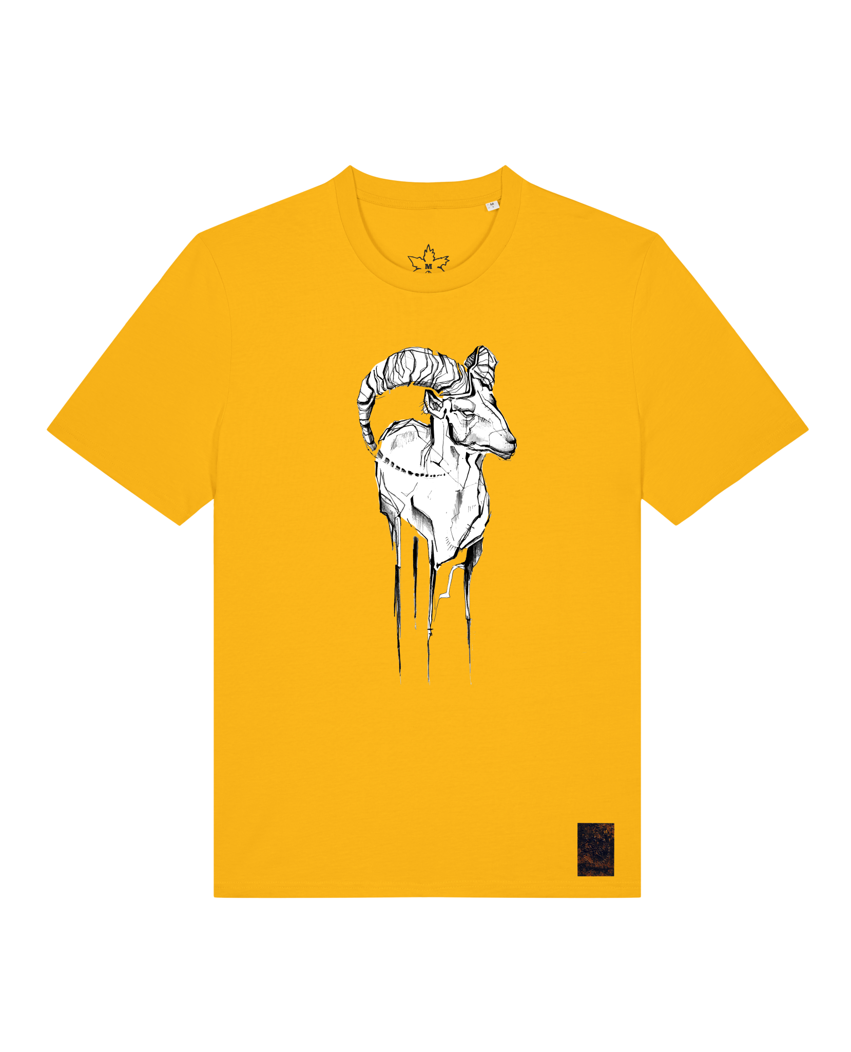 bio-unisex-medium fit-tshirt-ibex-sttu169-sonnenblume-front