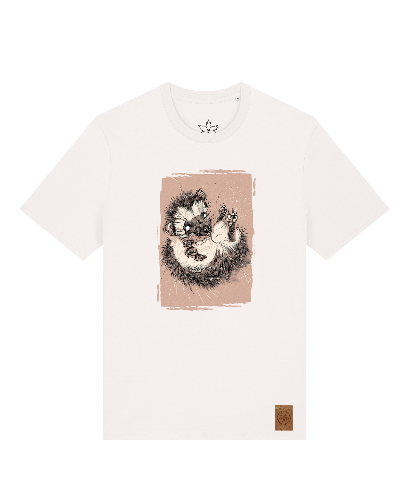 bio-unisex-medium fit-tshirt-igel-sttu169-bio ei-front