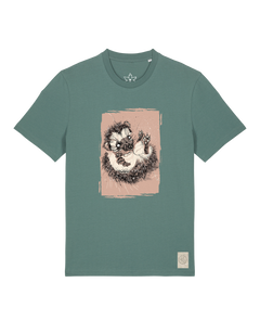bio-unisex-medium fit-tshirt-igel-sttu169-blautanne-front