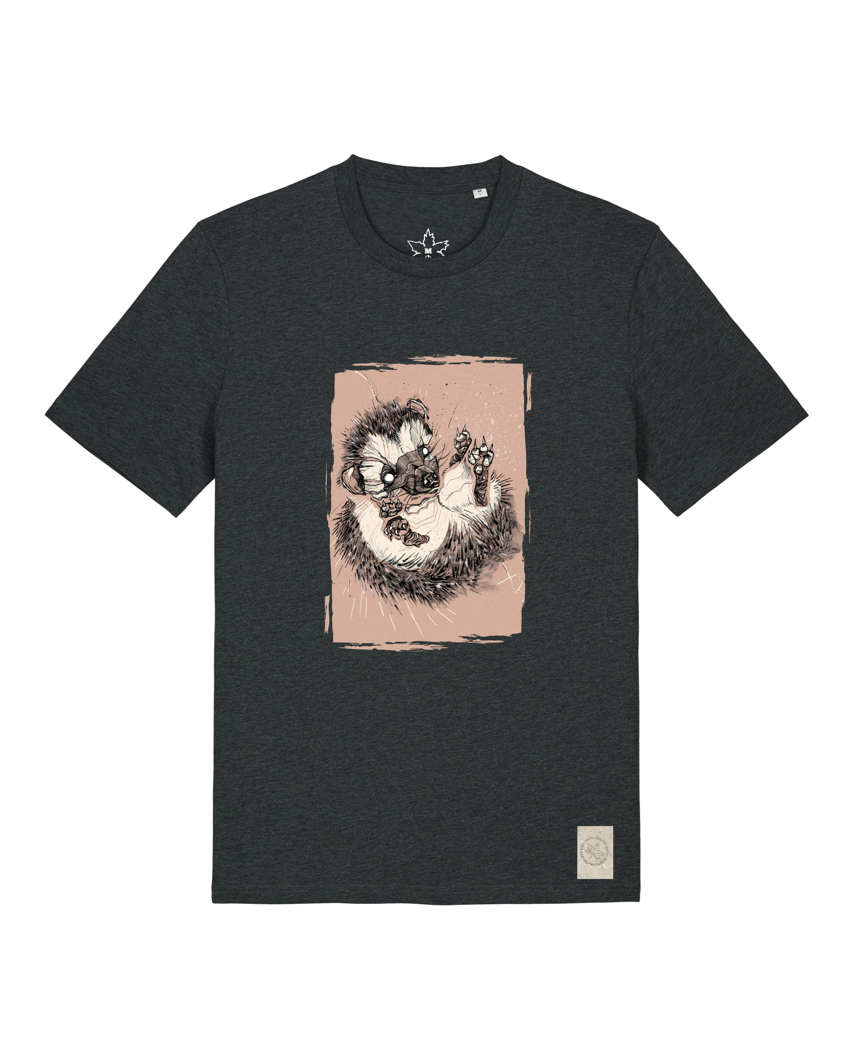 bio-unisex-medium fit-tshirt-igel-sttu169-elephant-front