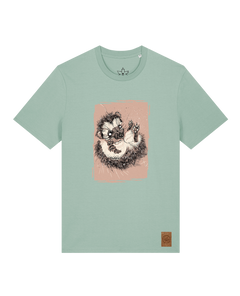 bio-unisex-medium fit-tshirt-igel-sttu169-eukalyptus-front