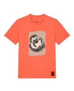 bio-unisex-medium fit-tshirt-igel-sttu169-mandarine-front