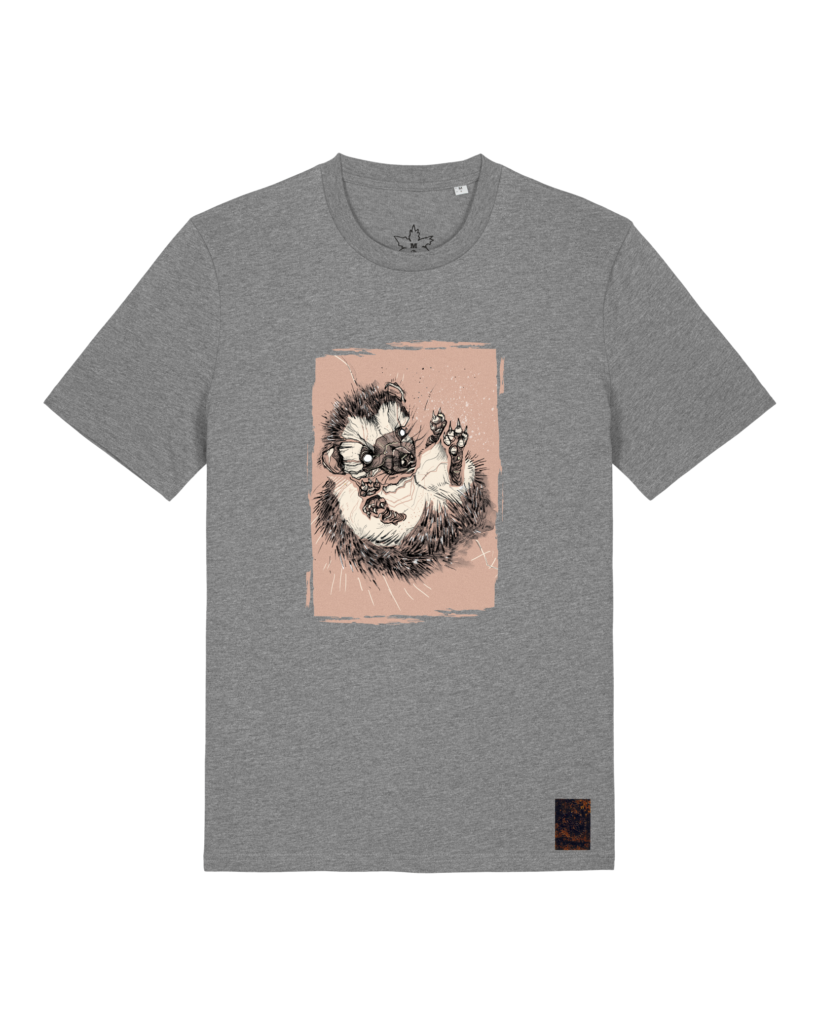 bio-unisex-medium fit-tshirt-igel-sttu169-opossum-front