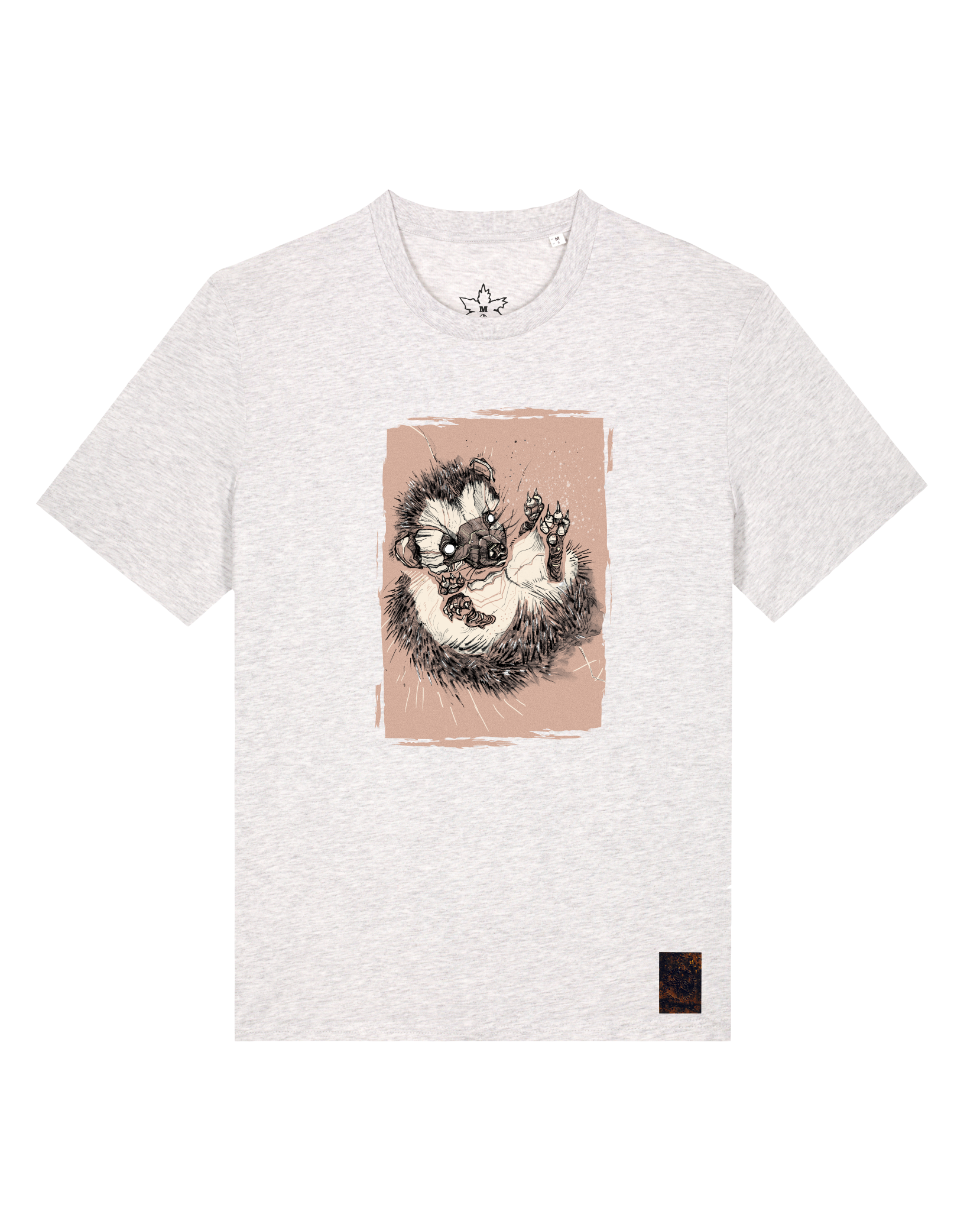 bio-unisex-medium fit-tshirt-igel-sttu169-rennmaus-front