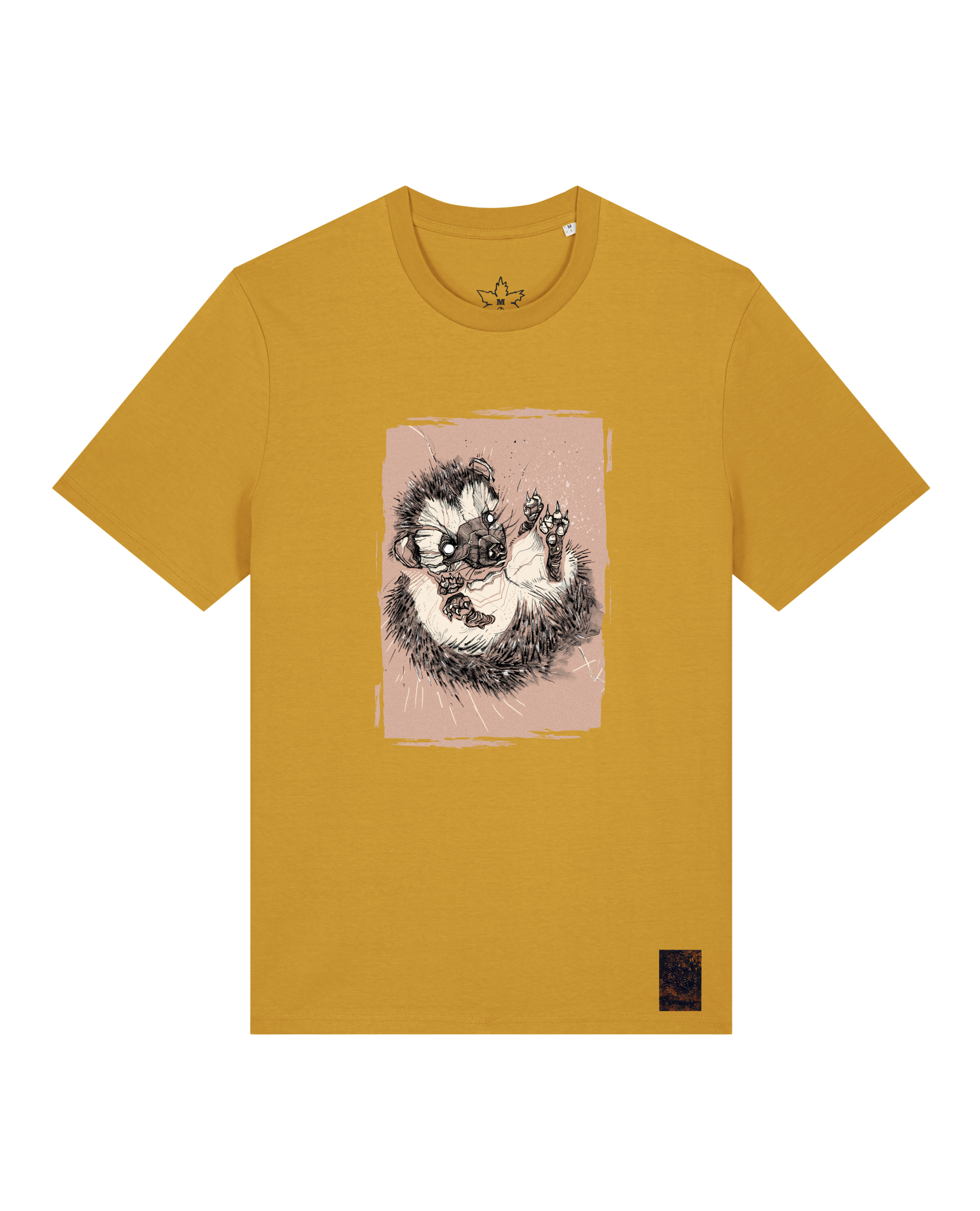 bio-unisex-medium fit-tshirt-igel-sttu169-senf-front