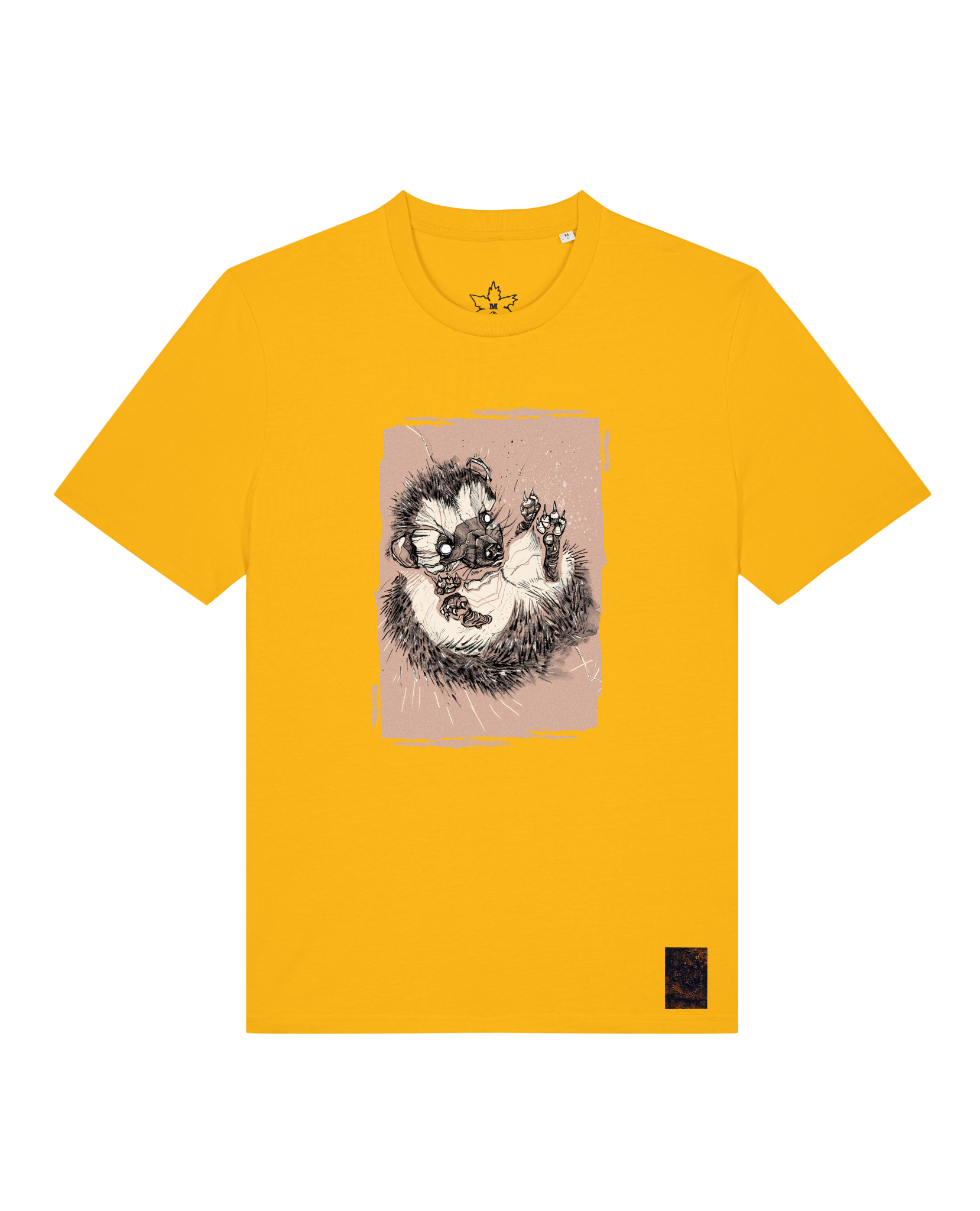 bio-unisex-medium fit-tshirt-igel-sttu169-sonnenblume-front