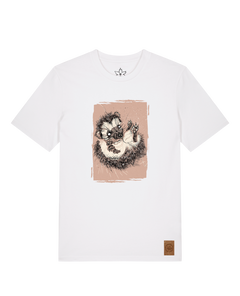 bio-unisex-medium fit-tshirt-igel-sttu169-weiß-front