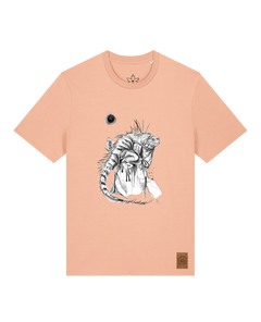bio-unisex-medium fit-tshirt-iguana-sttu169-agyptische keramik-front