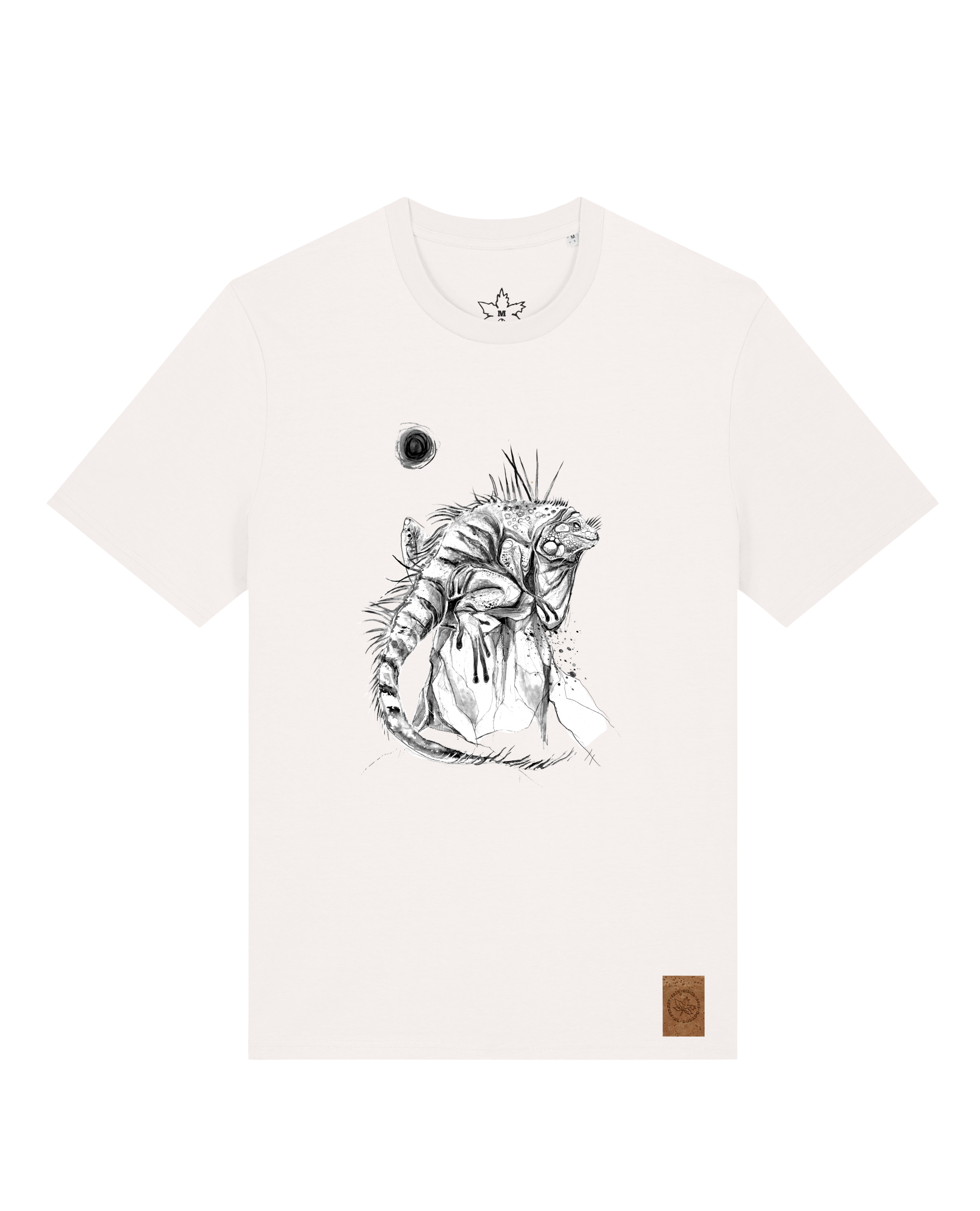 bio-unisex-medium fit-tshirt-iguana-sttu169-bio ei-front