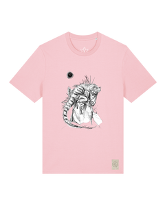 bio-unisex-medium fit-tshirt-iguana-sttu169-flamingo-front