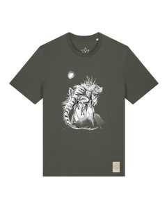 bio-unisex-medium fit-tshirt-iguana-sttu169-grunkohl-front