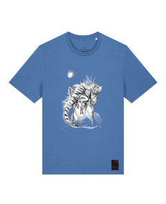 bio-unisex-medium fit-tshirt-iguana-sttu169-hortensie-front