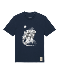 bio-unisex-medium fit-tshirt-iguana-sttu169-marine-front