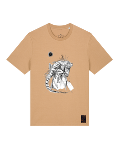 bio-unisex-medium fit-tshirt-iguana-sttu169-meersand-front