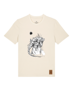 bio-unisex-medium fit-tshirt-iguana-sttu169-natur-front