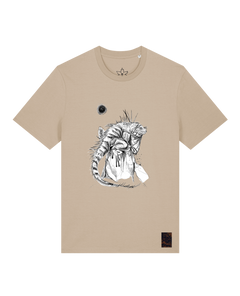 bio-unisex-medium fit-tshirt-iguana-sttu169-treibsand-front