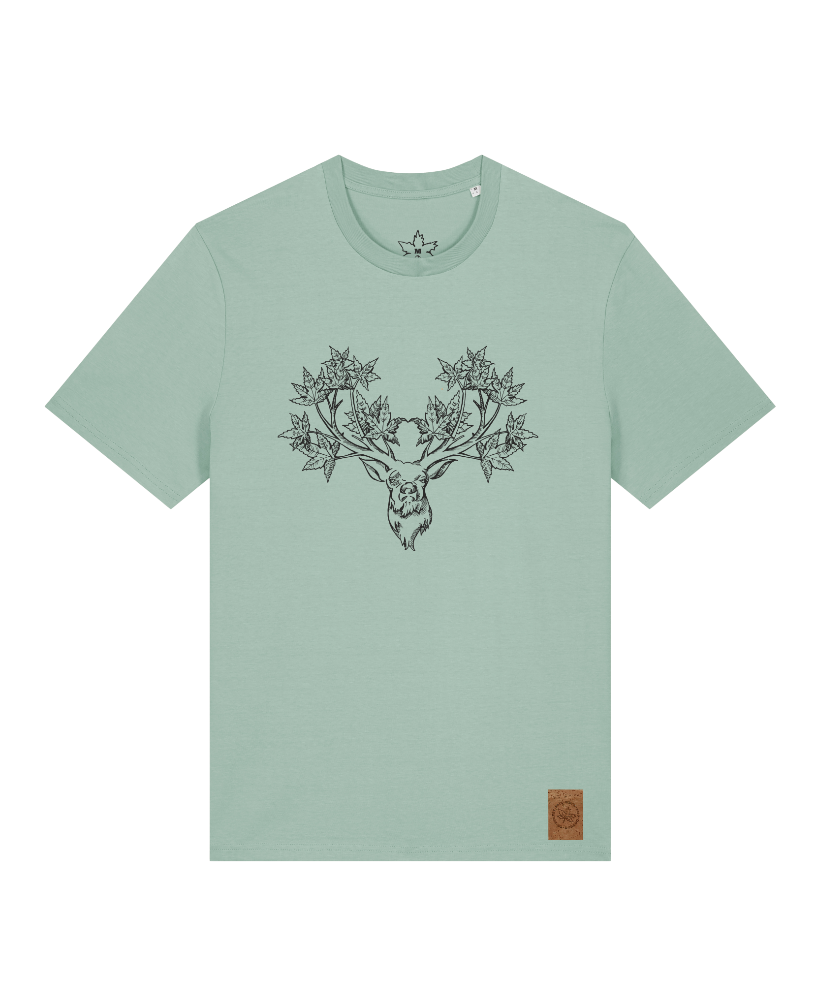 bio-unisex-medium fit-tshirt-king of wood-sttu169-eukalyptus-front