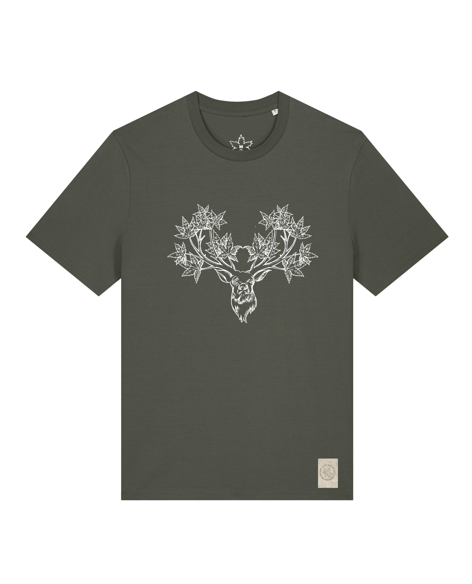 bio-unisex-medium fit-tshirt-king of wood-sttu169-grunkohl-front