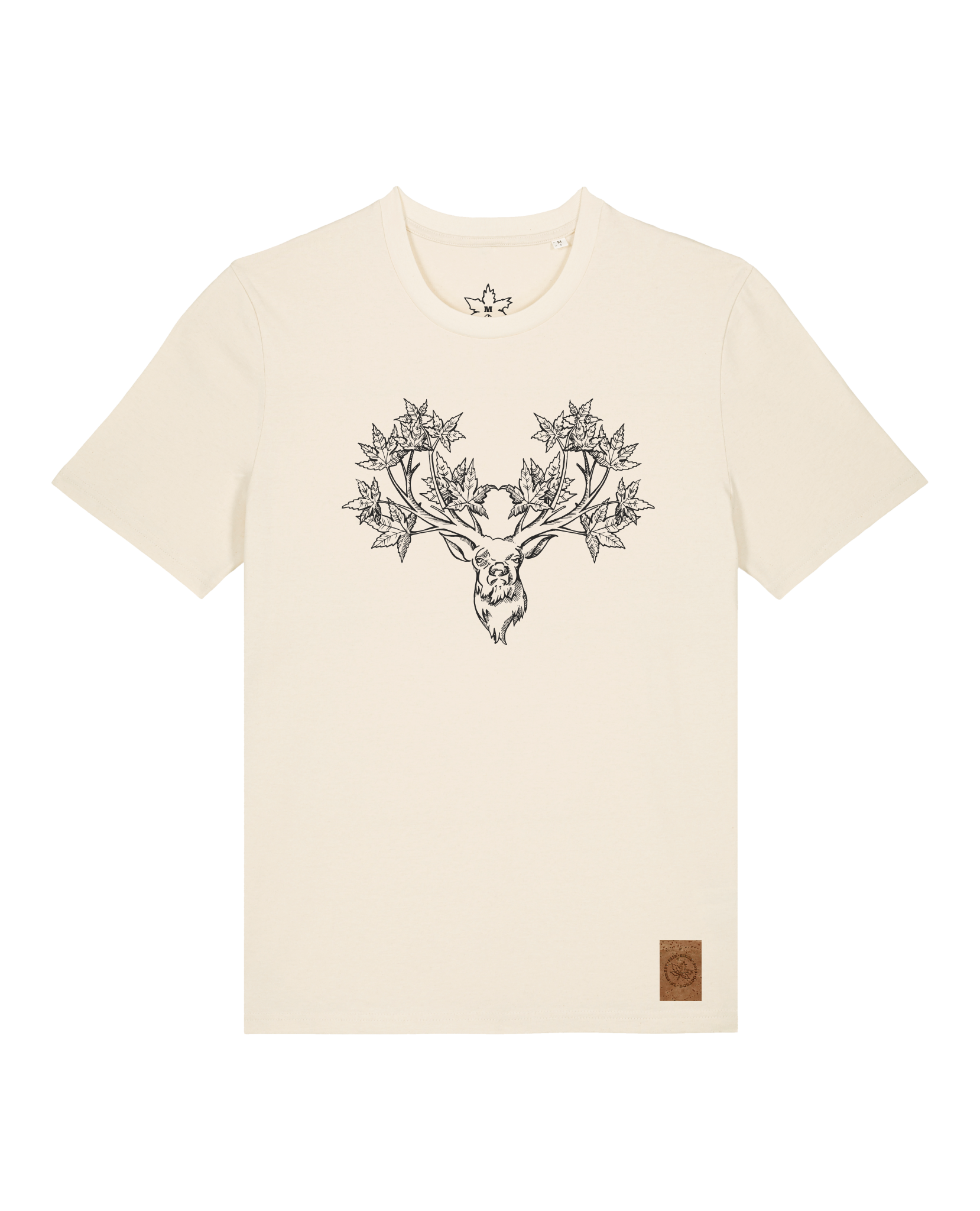 bio-unisex-medium fit-tshirt-king of wood-sttu169-natur-front