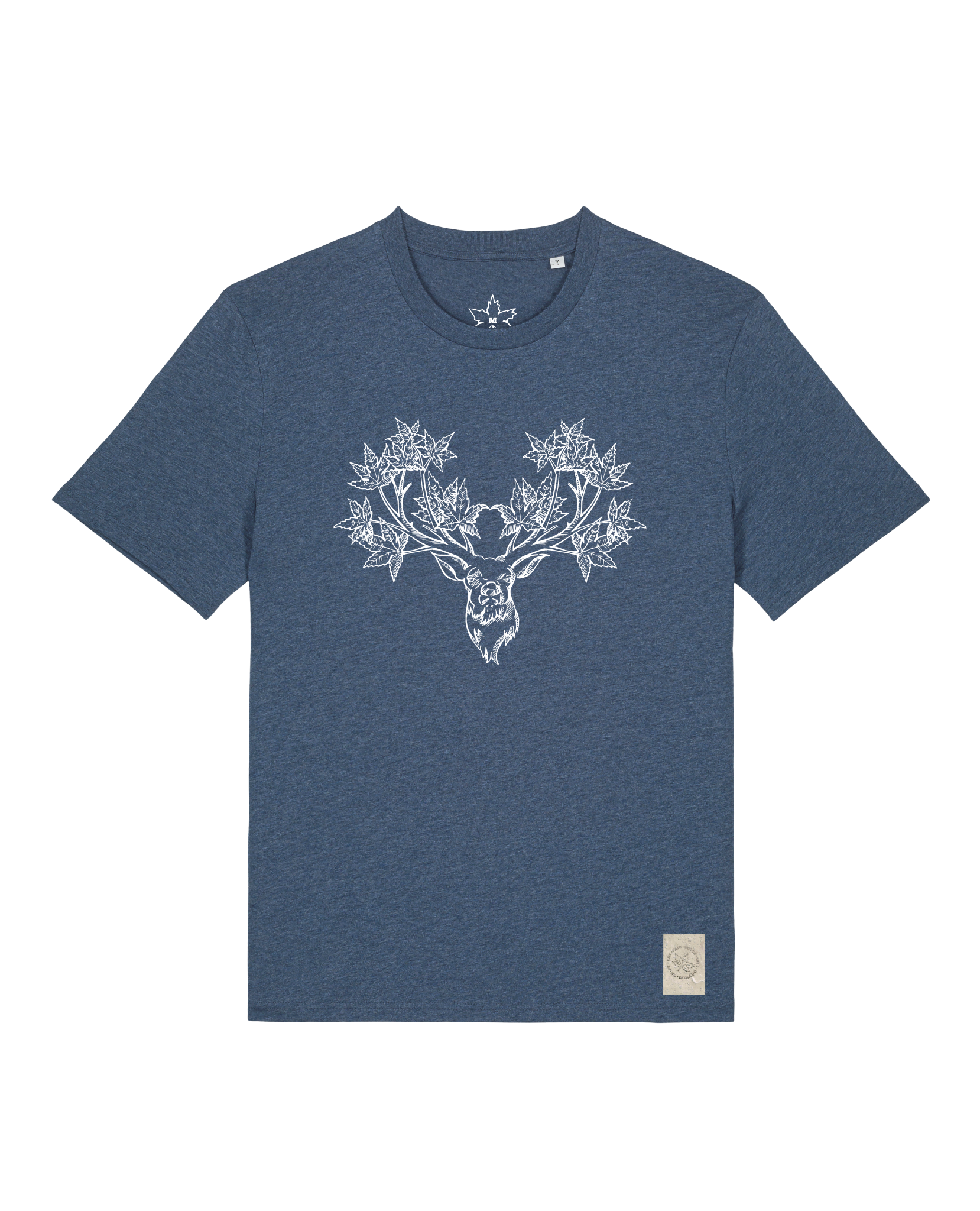 bio-unisex-medium fit-tshirt-king of wood-sttu169-walblau-front