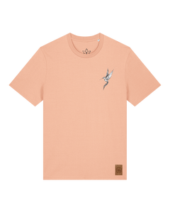 bio-unisex-medium fit-tshirt-kolibri (backprint)-sttu169-agyptische keramik-front