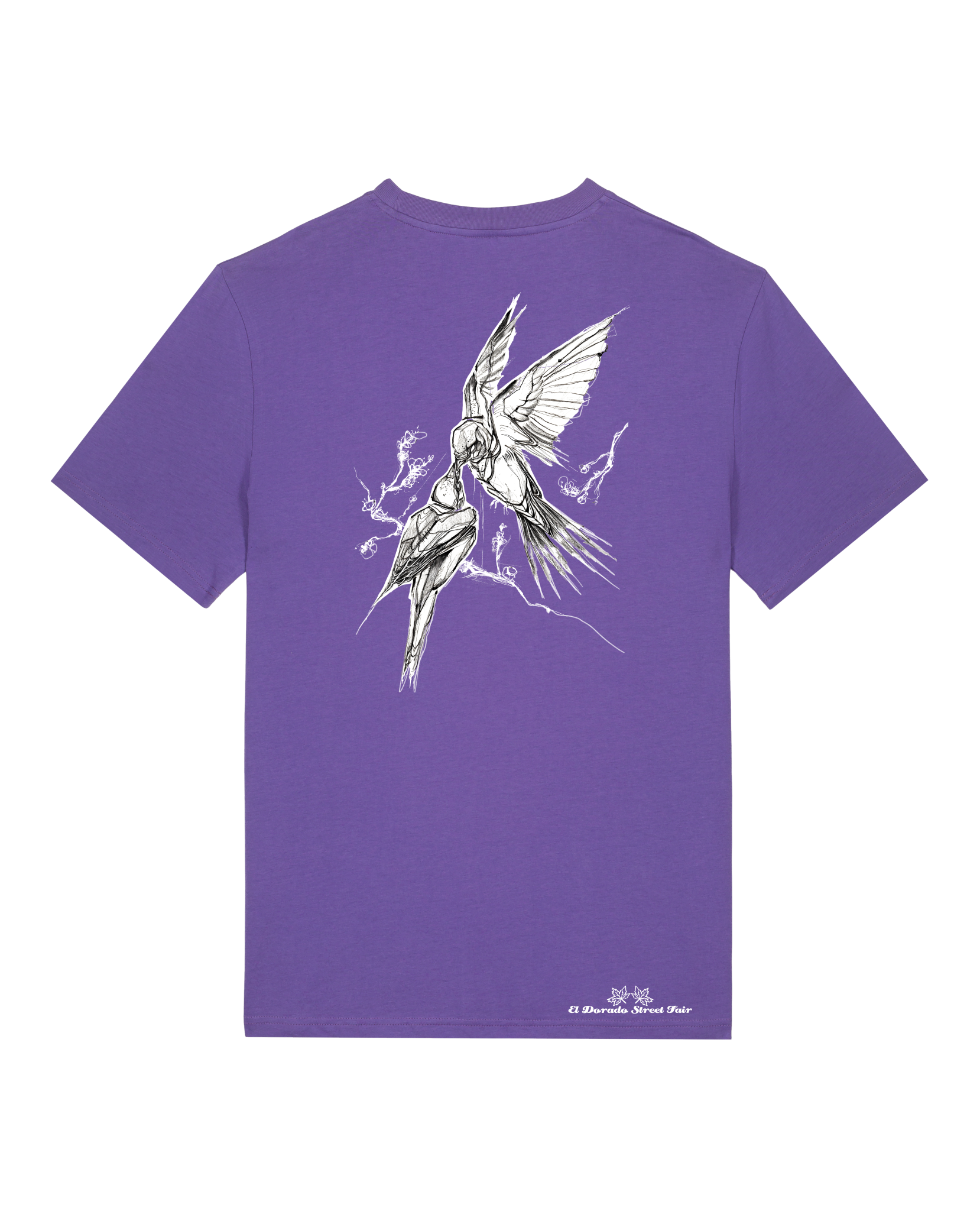 bio-unisex-medium fit-tshirt-kolibri (backprint)-sttu169-blaukraut-front