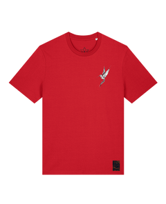 bio-unisex-medium fit-tshirt-kolibri (backprint)-sttu169-erdbeere-front