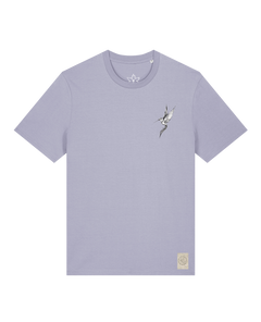 bio-unisex-medium fit-tshirt-kolibri (backprint)-sttu169-lavender-front