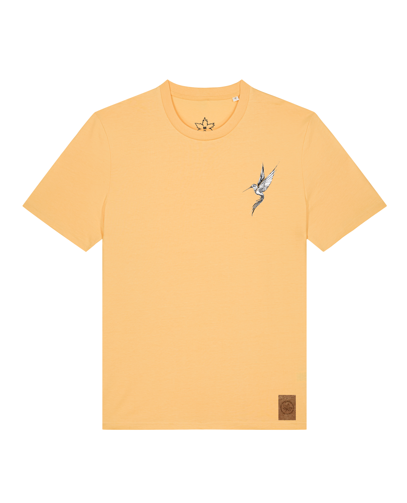 bio-unisex-medium fit-tshirt-kolibri (backprint)-sttu169-senfkorn-front