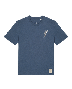 bio-unisex-medium fit-tshirt-kolibri (backprint)-sttu169-walblau-front