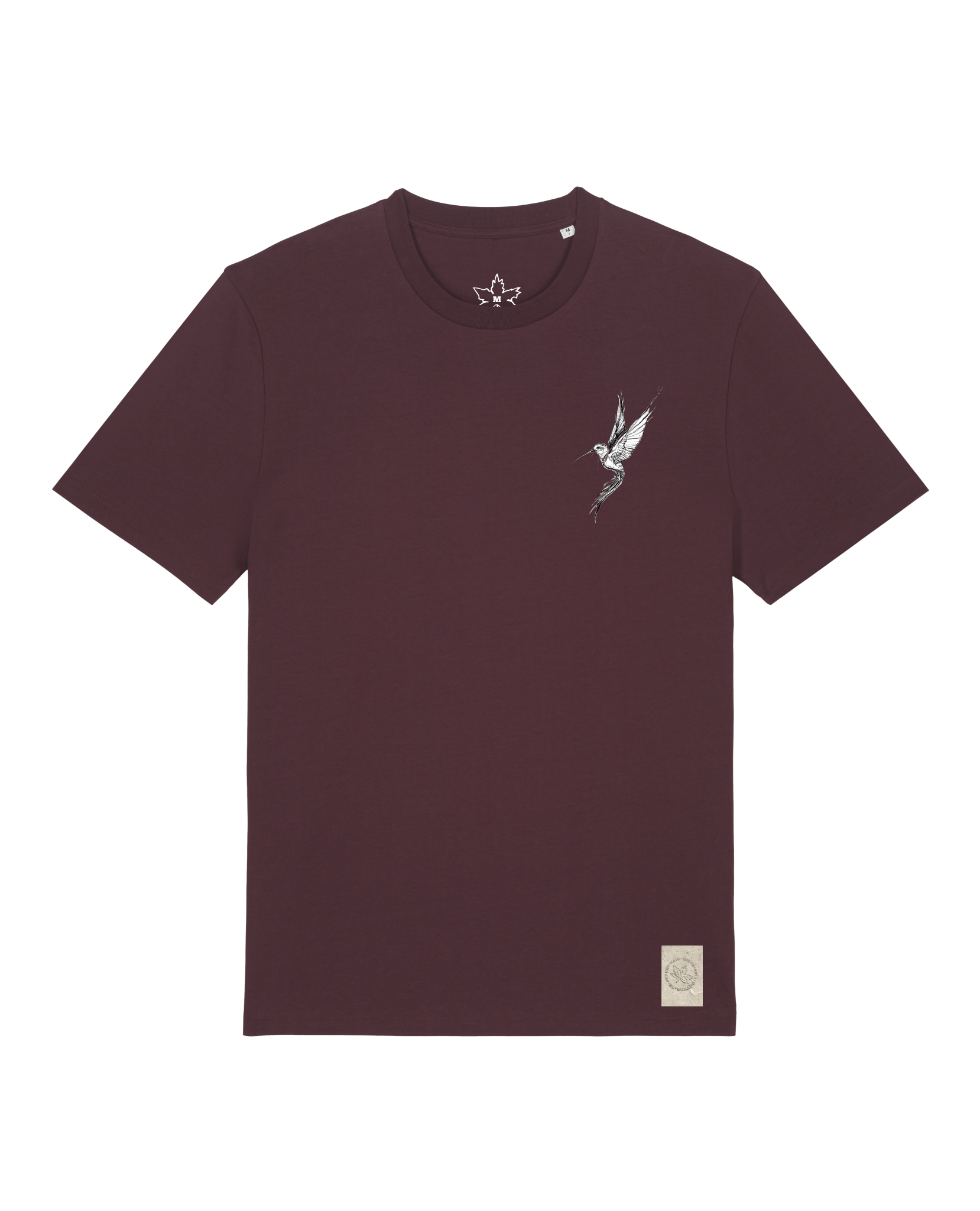 bio-unisex-medium fit-tshirt-kolibri (backprint)-sttu169-zartbitter-front