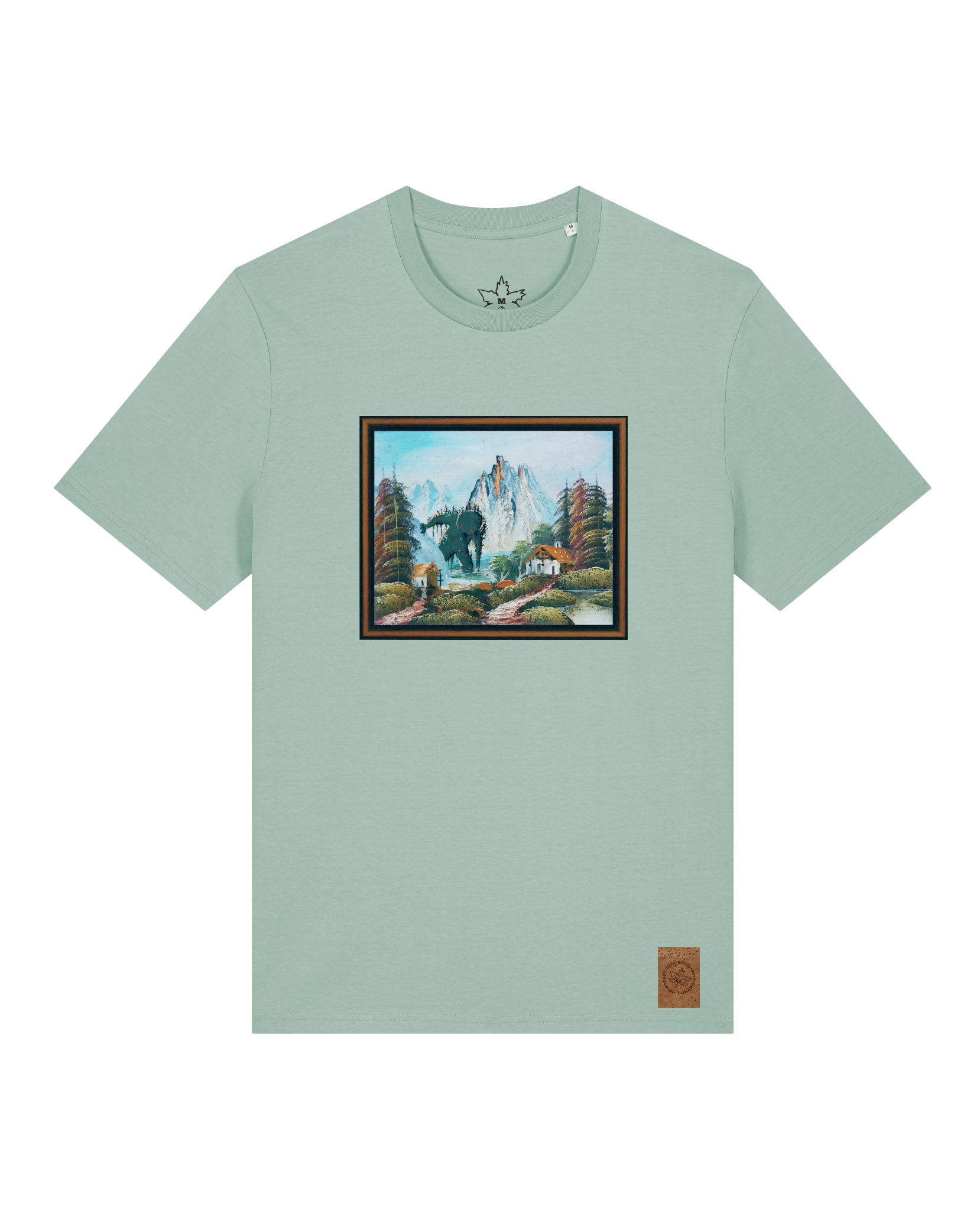 bio-unisex-medium fit-tshirt-krakonoš in holidays-sttu169-eukalyptus-front