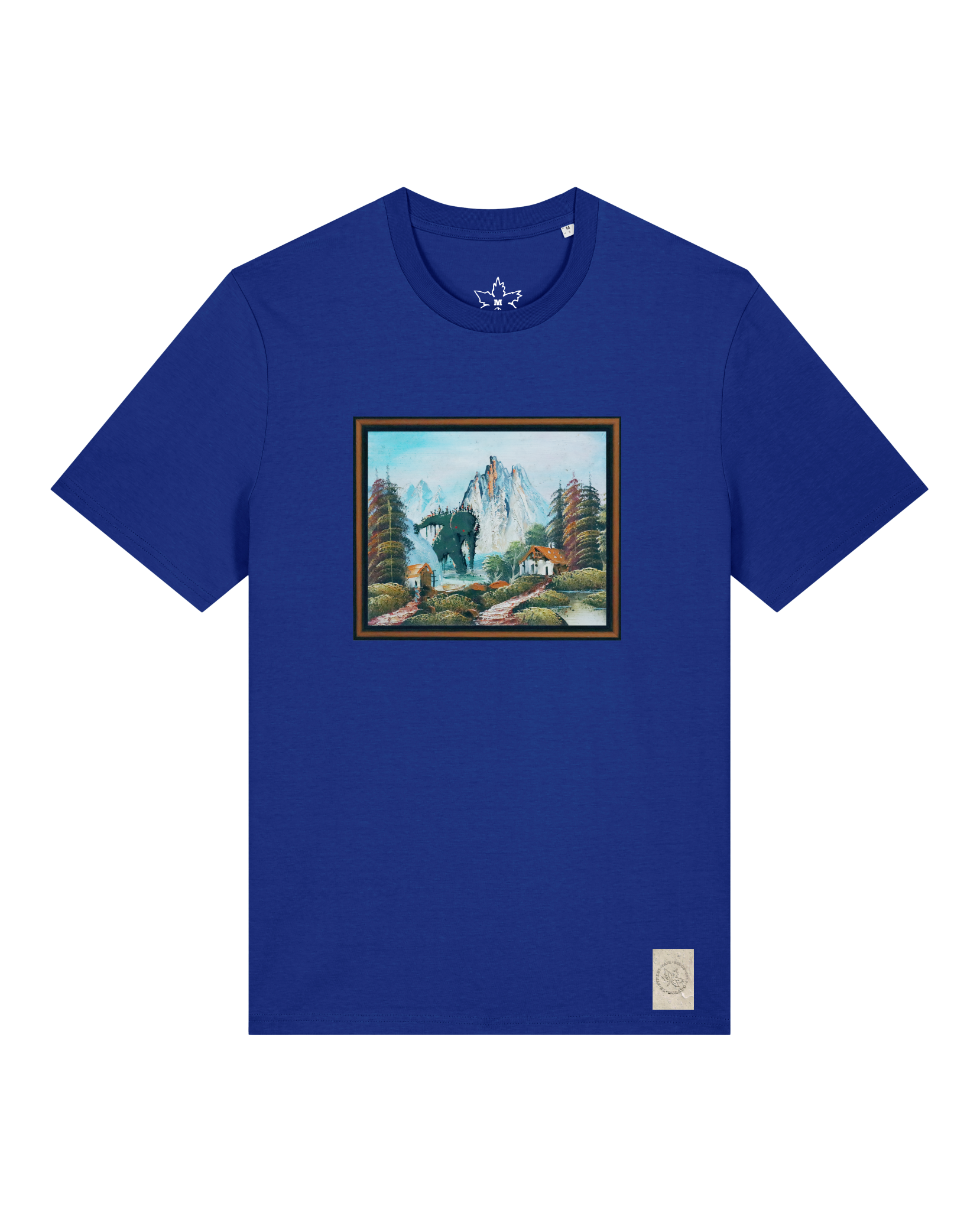 bio-unisex-medium fit-tshirt-krakonoš in holidays-sttu169-kornblume-front
