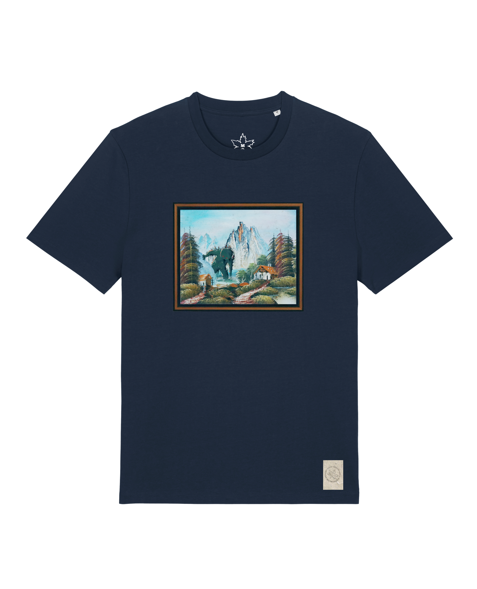 bio-unisex-medium fit-tshirt-krakonoš in holidays-sttu169-marine-front