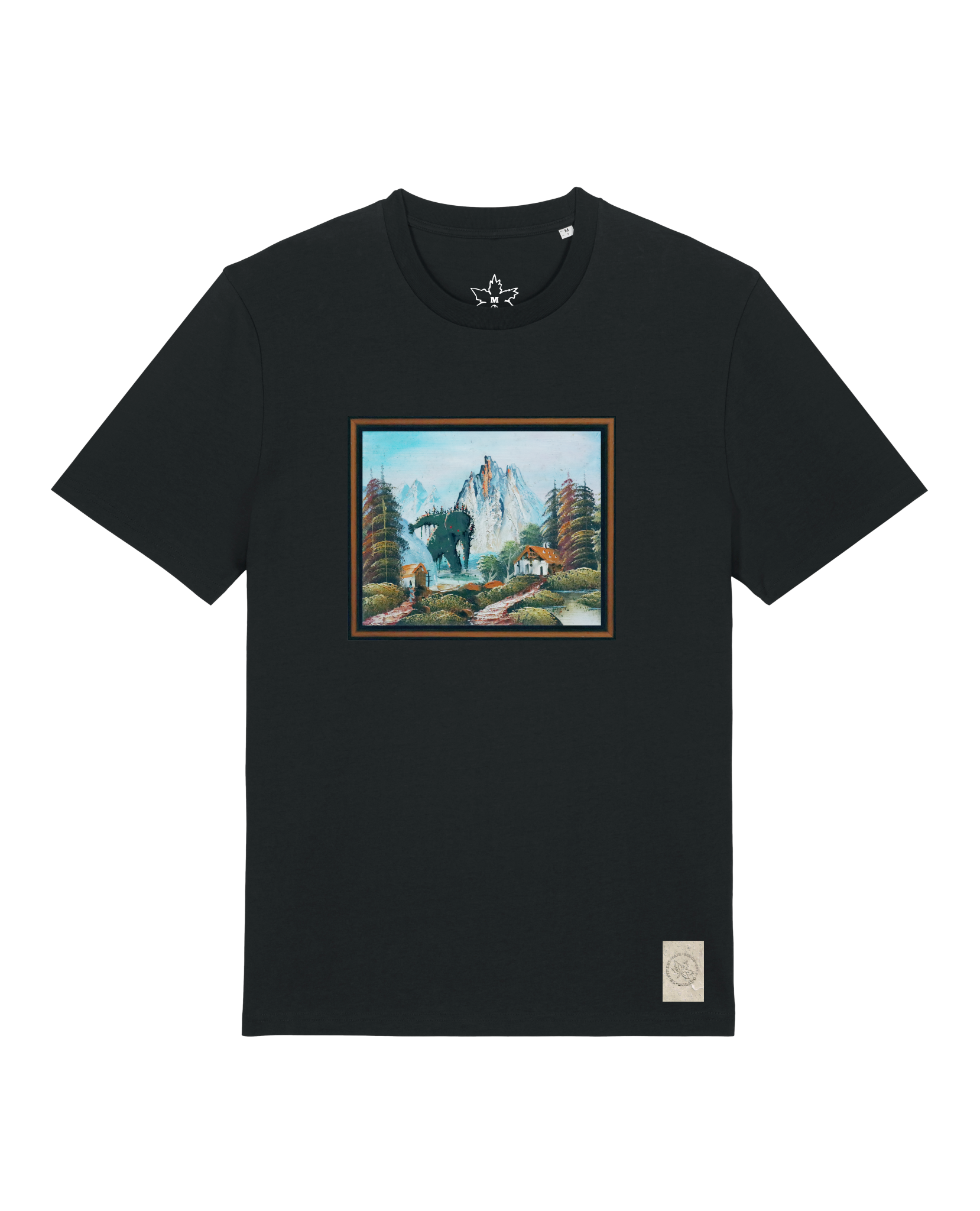 bio-unisex-medium fit-tshirt-krakonoš in holidays-sttu169-schwarz-front