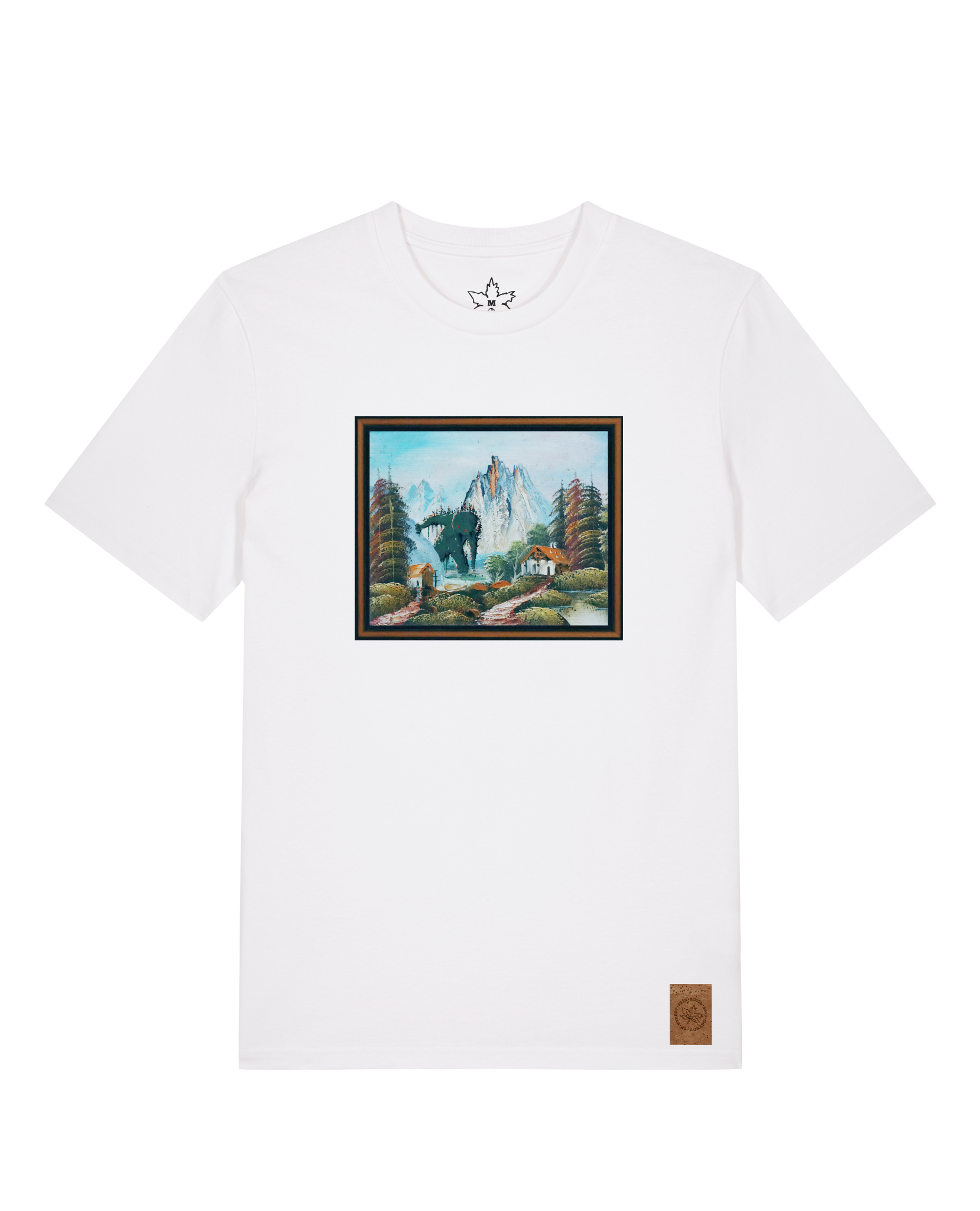 bio-unisex-medium fit-tshirt-krakonoš in holidays-sttu169-weiß-front