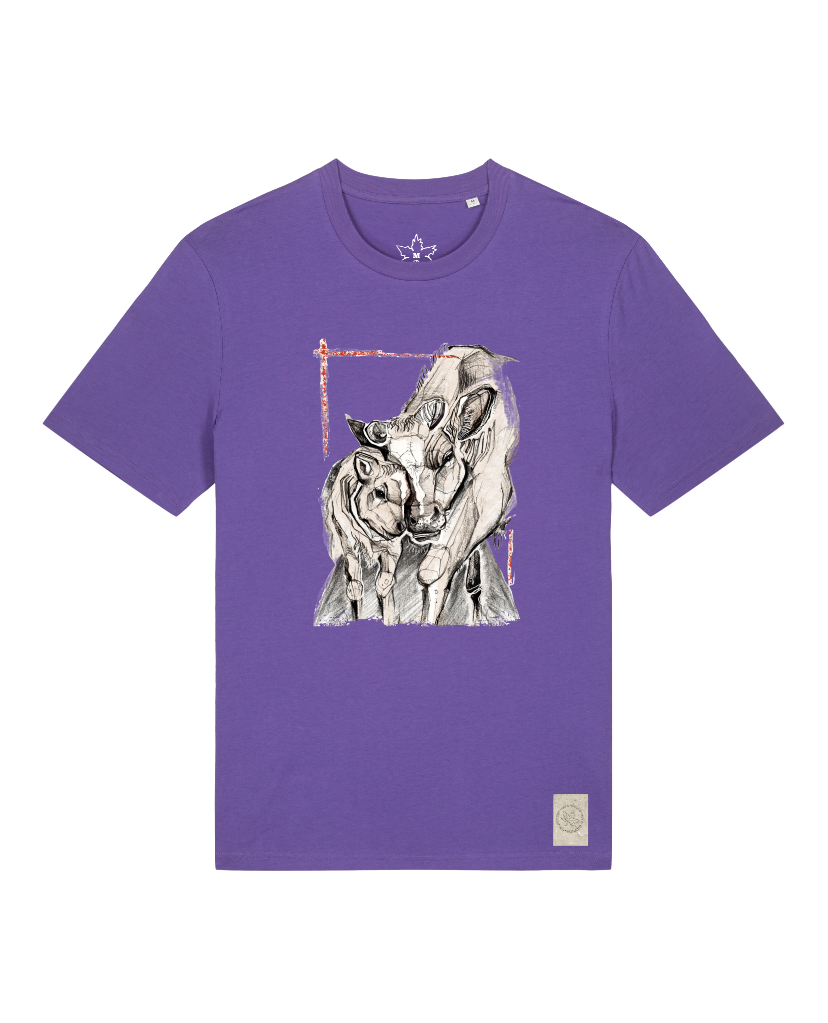 bio-unisex-medium fit-tshirt-kühe-sttu169-blaukraut-front