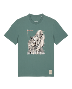bio-unisex-medium fit-tshirt-kühe-sttu169-blautanne-front