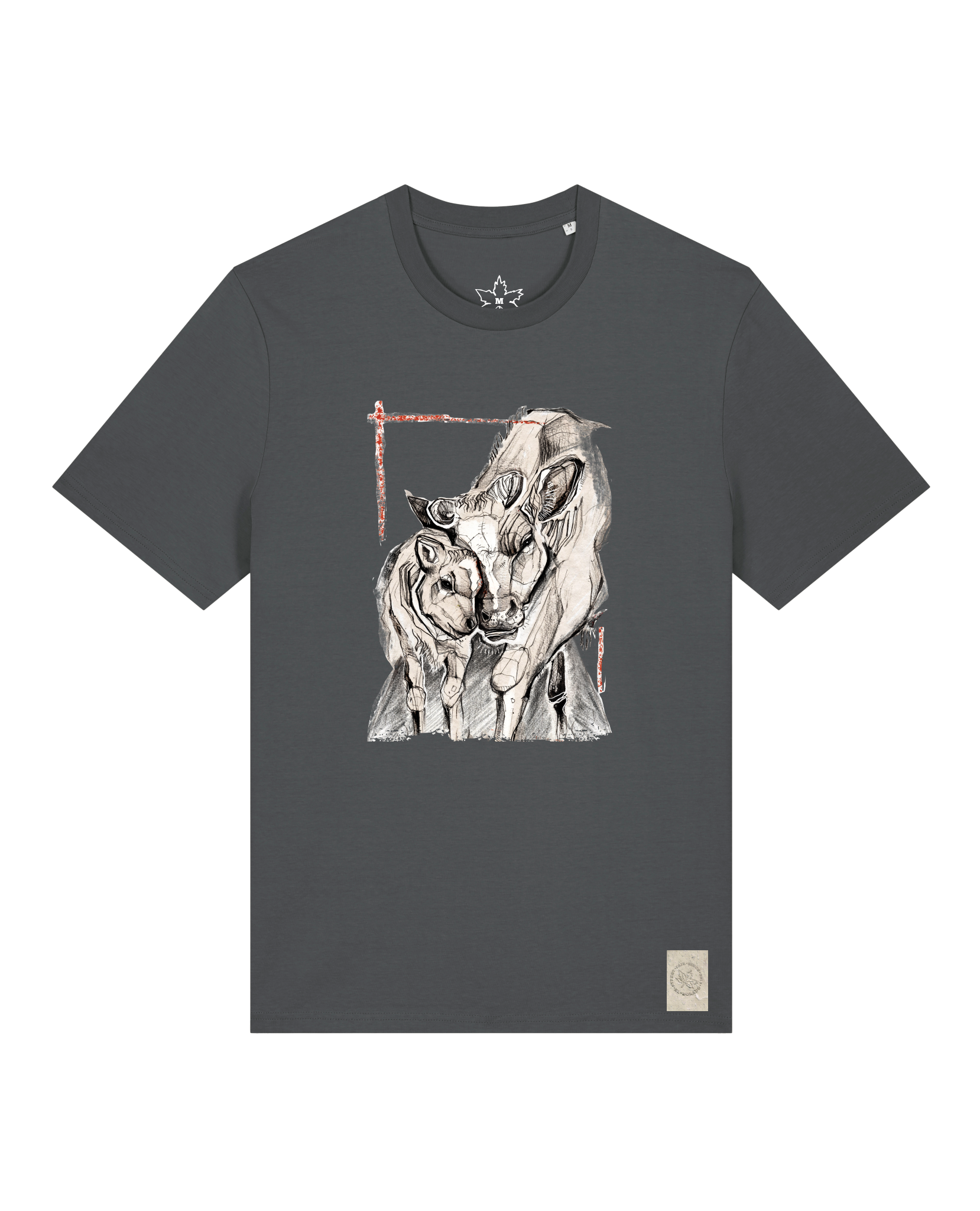 bio-unisex-medium fit-tshirt-kühe-sttu169-eisen-front